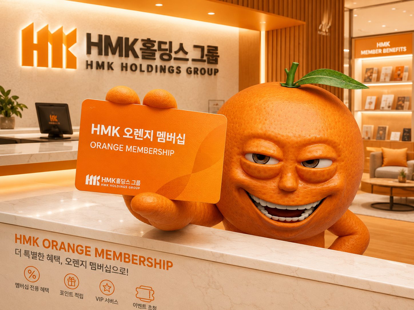 HMK 오렌지 멤버십 카드