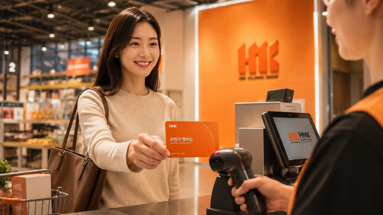 창고마켓에서 멤버십 카드 결제